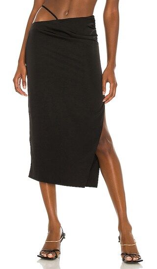 Sonnie Midi Skirt in Black | Revolve Clothing (Global)