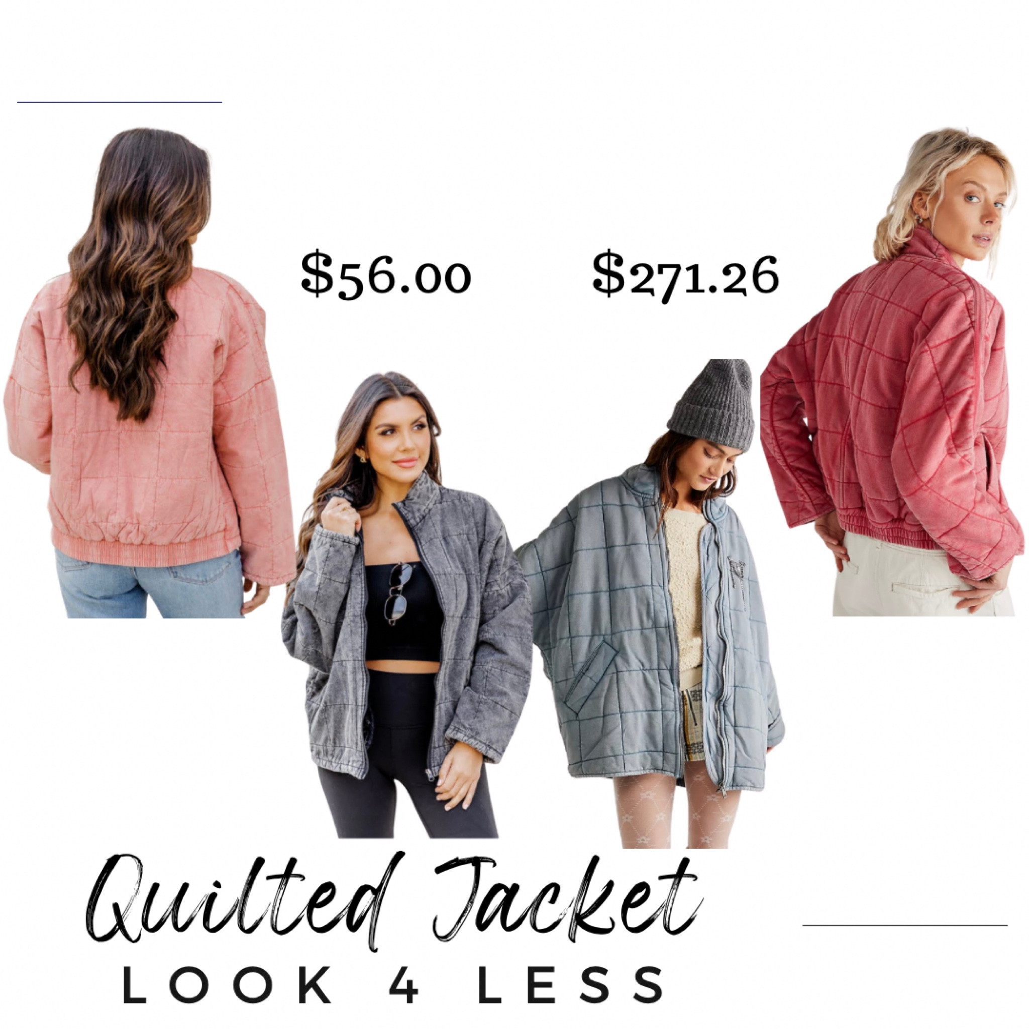 Quilted jacket, free people dupe, pink lily, winter style

#LTKSeasonal #LTKsalealert #LTKstyletip