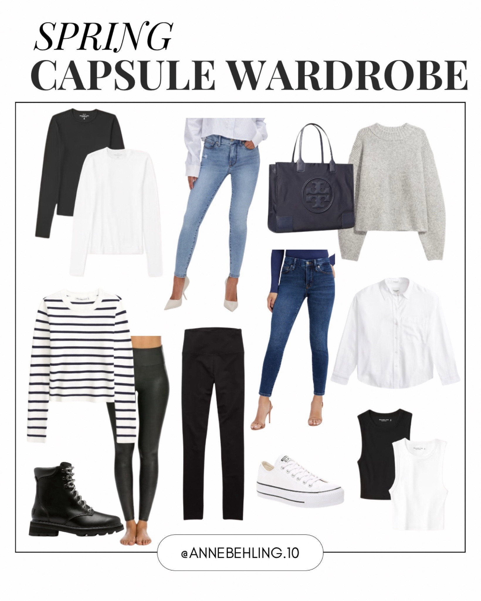Spring capsule wardrobe finds. Spring fashion finds. Spring outfit ideas 

#LTKstyletip #LTKfindsunder100