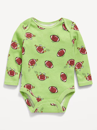Printed Long-Sleeve Bodysuit for Baby | Old Navy (US)