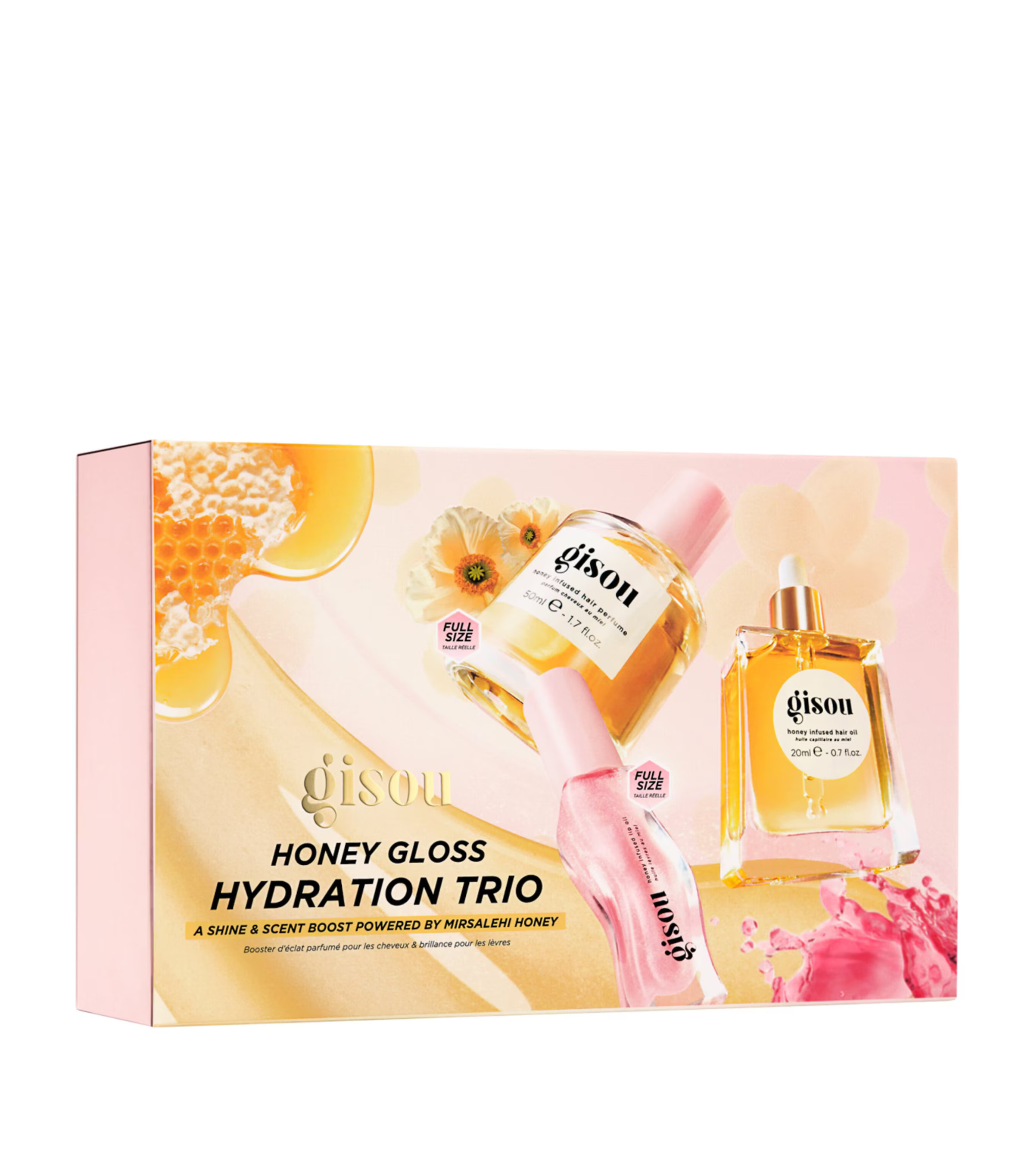 Gisou Honey Gloss Hydration Trio Gift Set | Harrods (US)
