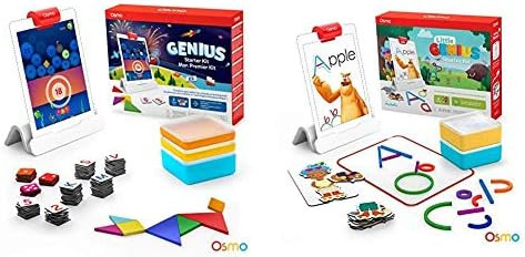 Osmo - Genius Starter Kit for iPad (New Version) (Ages 6-10 ) + Little Genius Starter Kit for iPa... | Amazon (US)