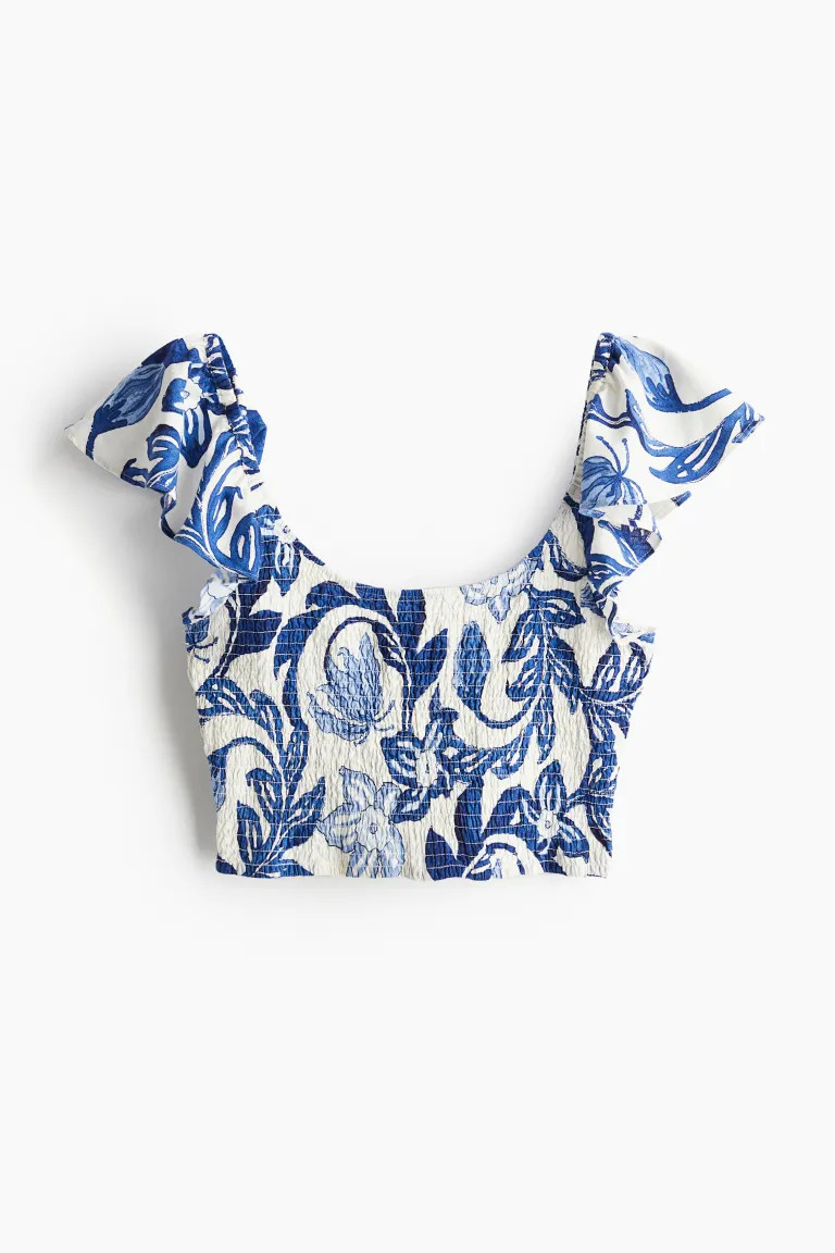 Smocked Crop Top | H&M (US + CA)