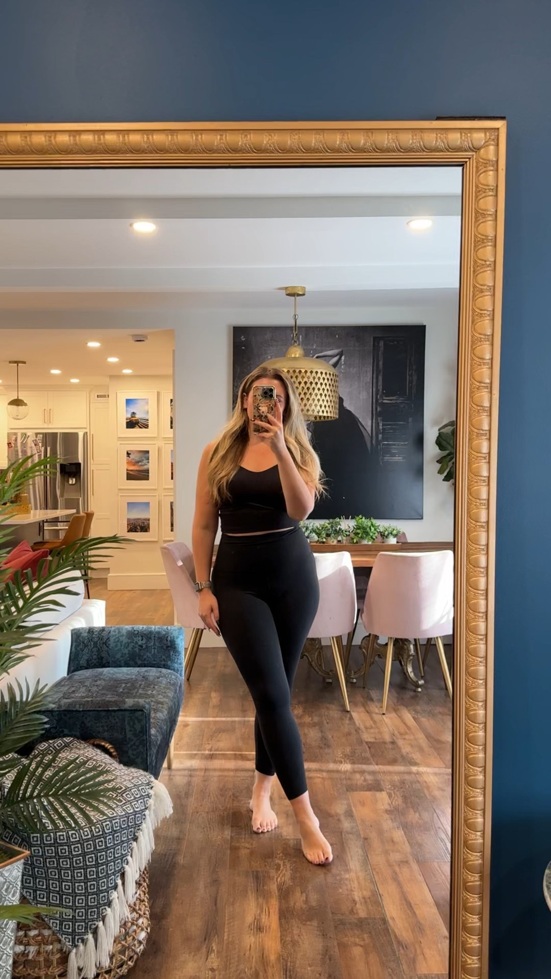 Favorite workout clothes! I wear a large in everything. Fitness, home workout, leggings 

#LTKMidsize #LTKActive #LTKStyleTip