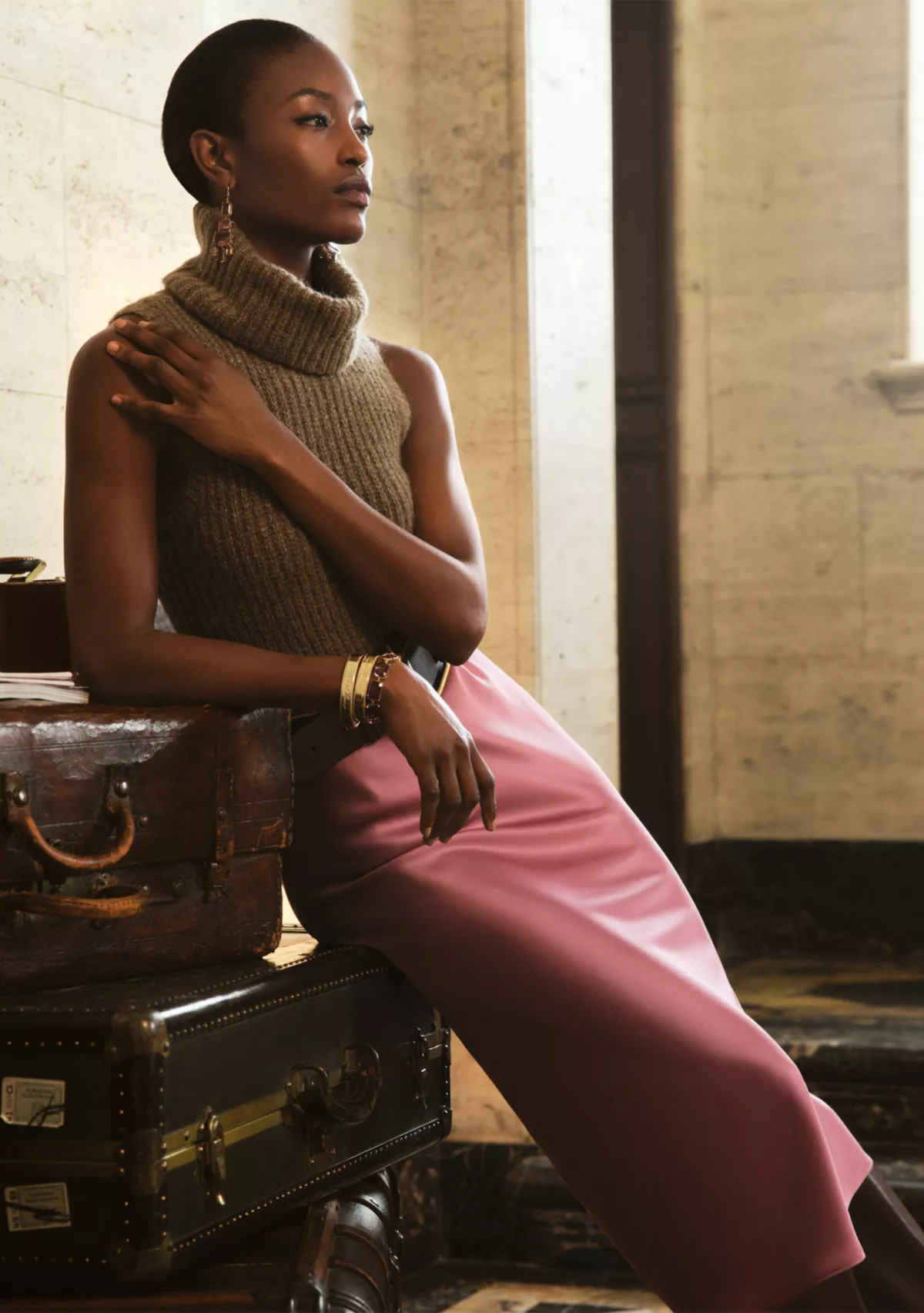 Lauren Ralph LaurenWool Blend Sleeveless Turtleneck Sweater | Belk