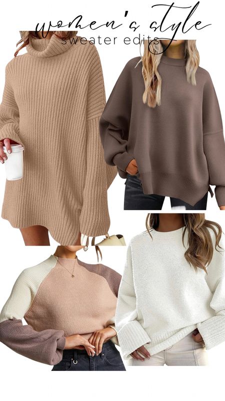 Casual Neutral Winter Sweater Women's Sweaters 

#LTKSeasonal #LTKstyletip #LTKsalealert