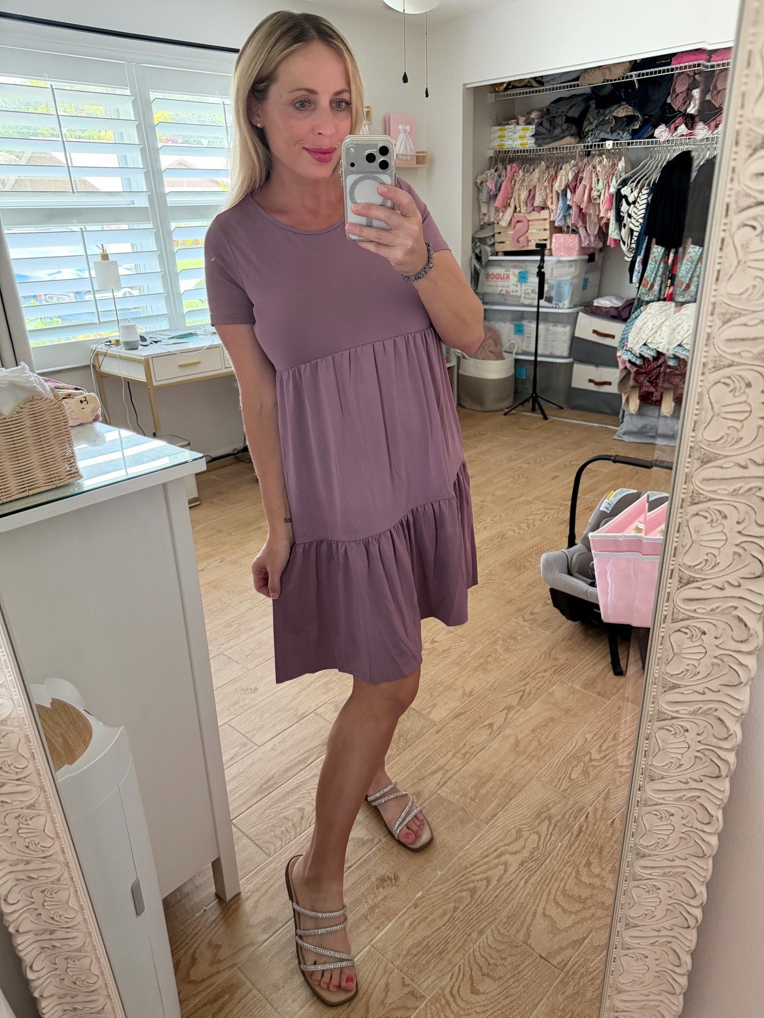 Postpartum outfit. Maternity dress

#LTKmomlife #LTKBaby
