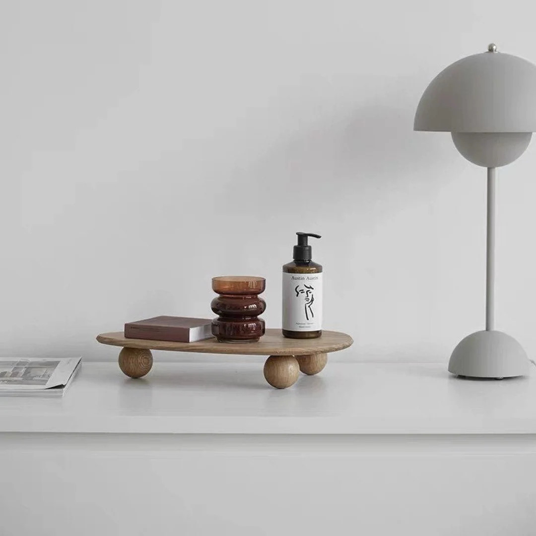 Wood Risers and Stand Wood Riser Stand Kitchen Trays for Coffee Table Bathroom Tray Plant Stand D... | Etsy (US)