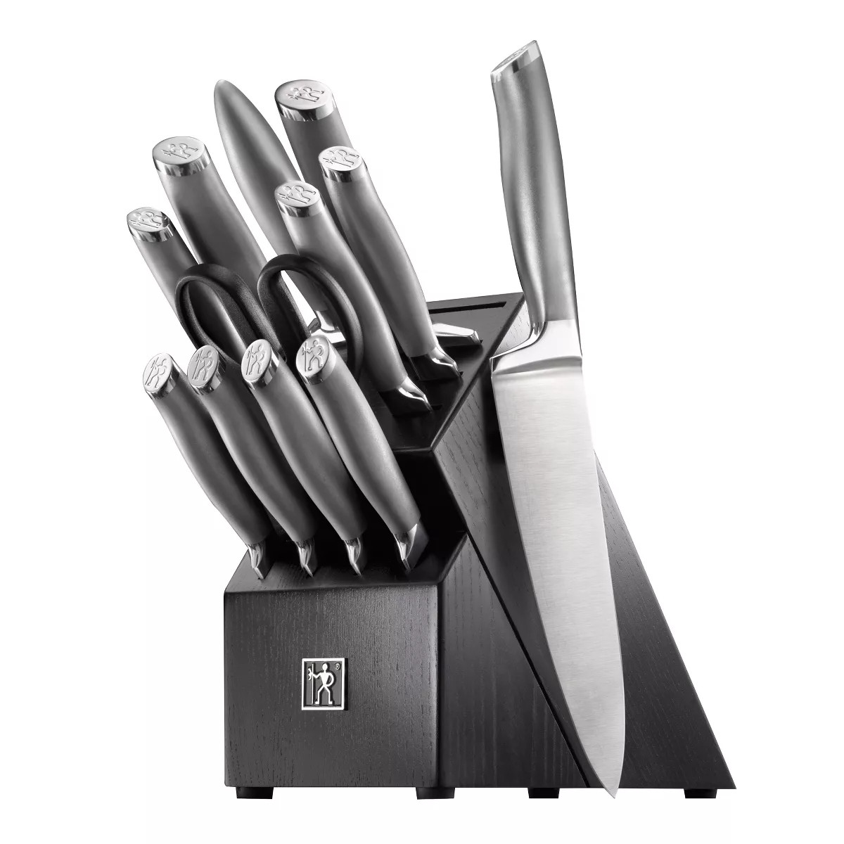 Henckels Modernist 13-pc Knife Set with Block, Chef Knife, Paring Knife, Steak Knife, Black, Stai... | Target