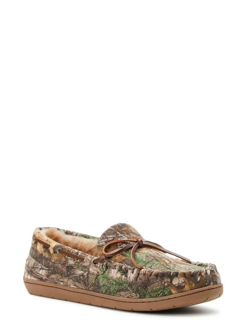 George Men's Genuine Suede Trapper Moccasin Slippers | Walmart (US)