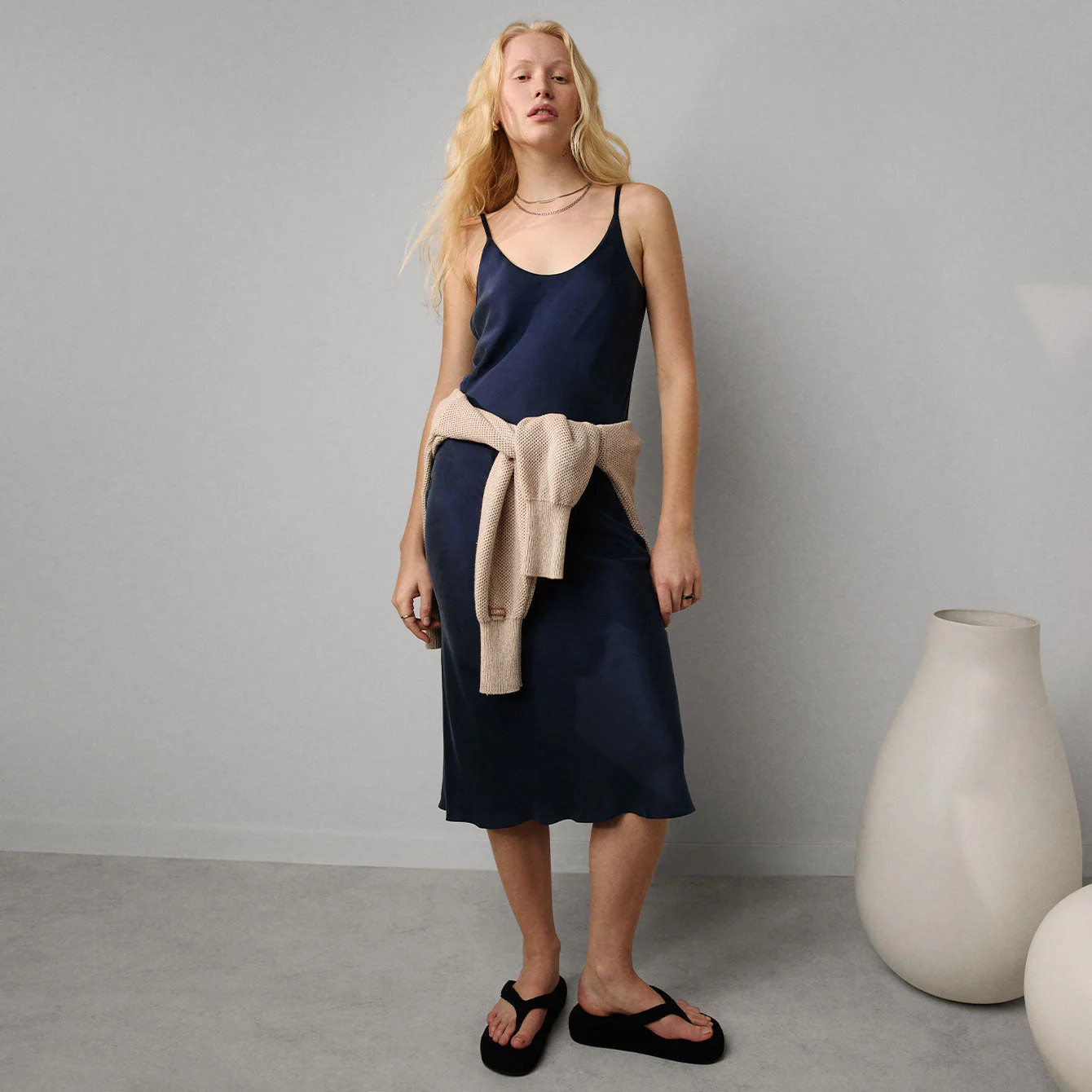 Lunya - Washable Silk Bias Slip Dress | Jones & Daughters
