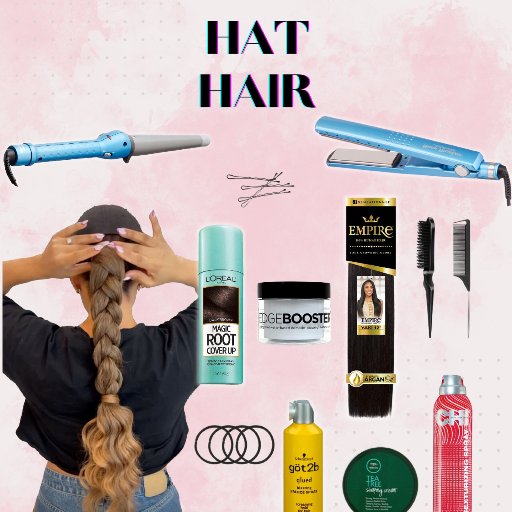 Hair Hair Products 🧢 💕 

#HatHair #WavyHair #Wigtutorial #HatHairstyle #LongBraid #LongBraidHairstyle #UPartWig #BlackGirlHairstyles #HairProducts #BeautyProducts #GRWM #HowToHairStyles #CuteWinterHairstyles #HolidayBeauty #HolidayHairstyles 

#LTKGiftGuide #LTKbeauty #LTKstyletip