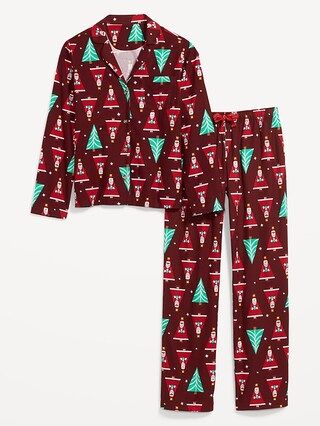 Printed Flannel Pajama Set for Women | Old Navy (US)