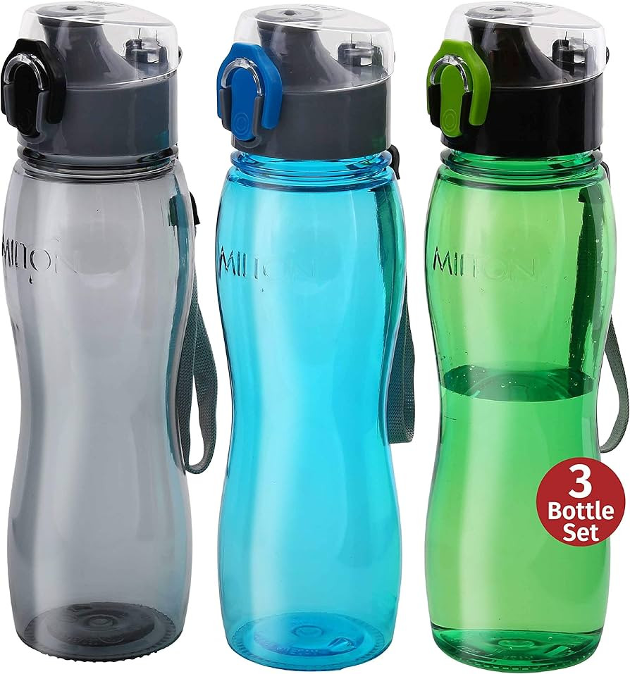 MILTON Kids Water Bottle 3 Pack Triton 25 Oz Large Sports Water Bottle for Men, Women, Kid Wide M... | Amazon (US)