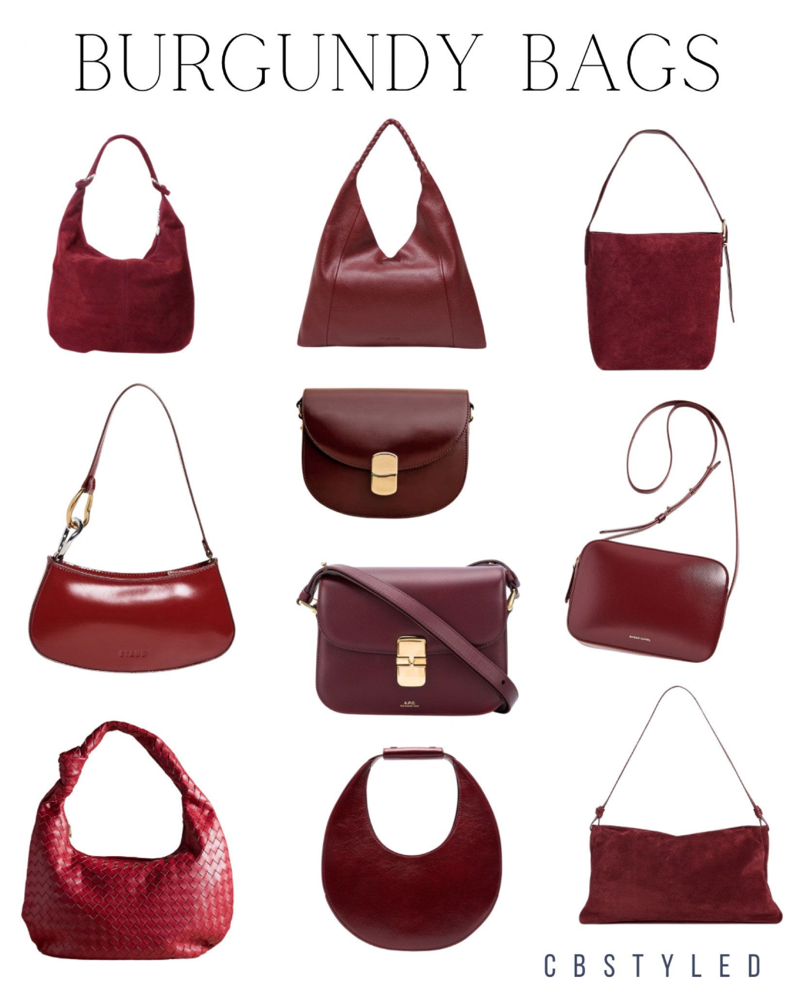 Sharing some of my favorite burgundy bags for fall 2024! Fall fashion finds, fall style, bags for fall 

#LTKStyleTip #LTKItBag #LTKSeasonal