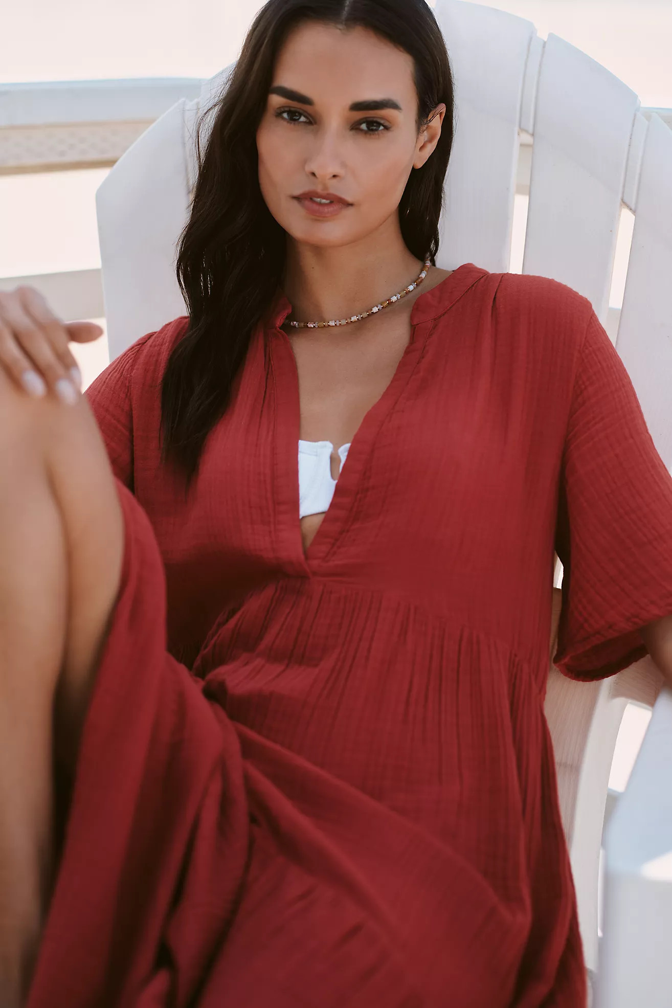 The Kallie Flowy Maxi Dress | Anthropologie (US)