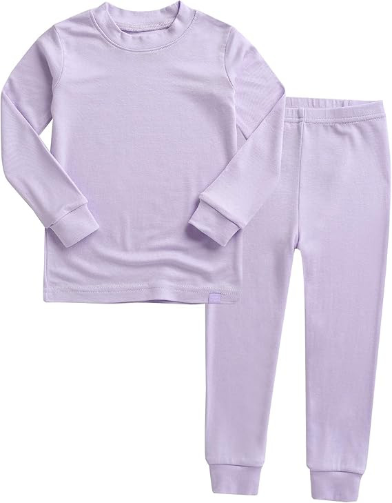 VAENAIT 6M-12Y Toddler Toddler Kids Toddler Girls Boys Soft Comfy Modal Tencel Solid Raglan Sleep... | Amazon (US)