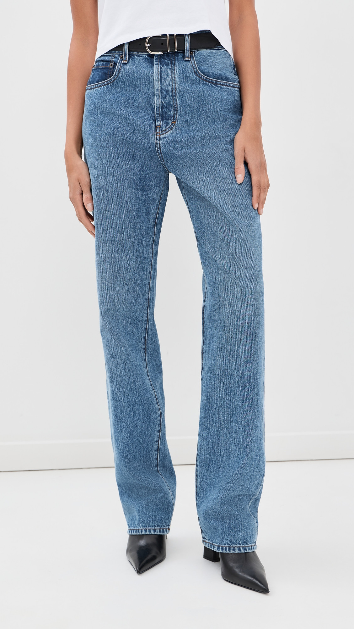 Kallmeyer Temple Straight Leg Jeans New Blue 28 | Shopbop