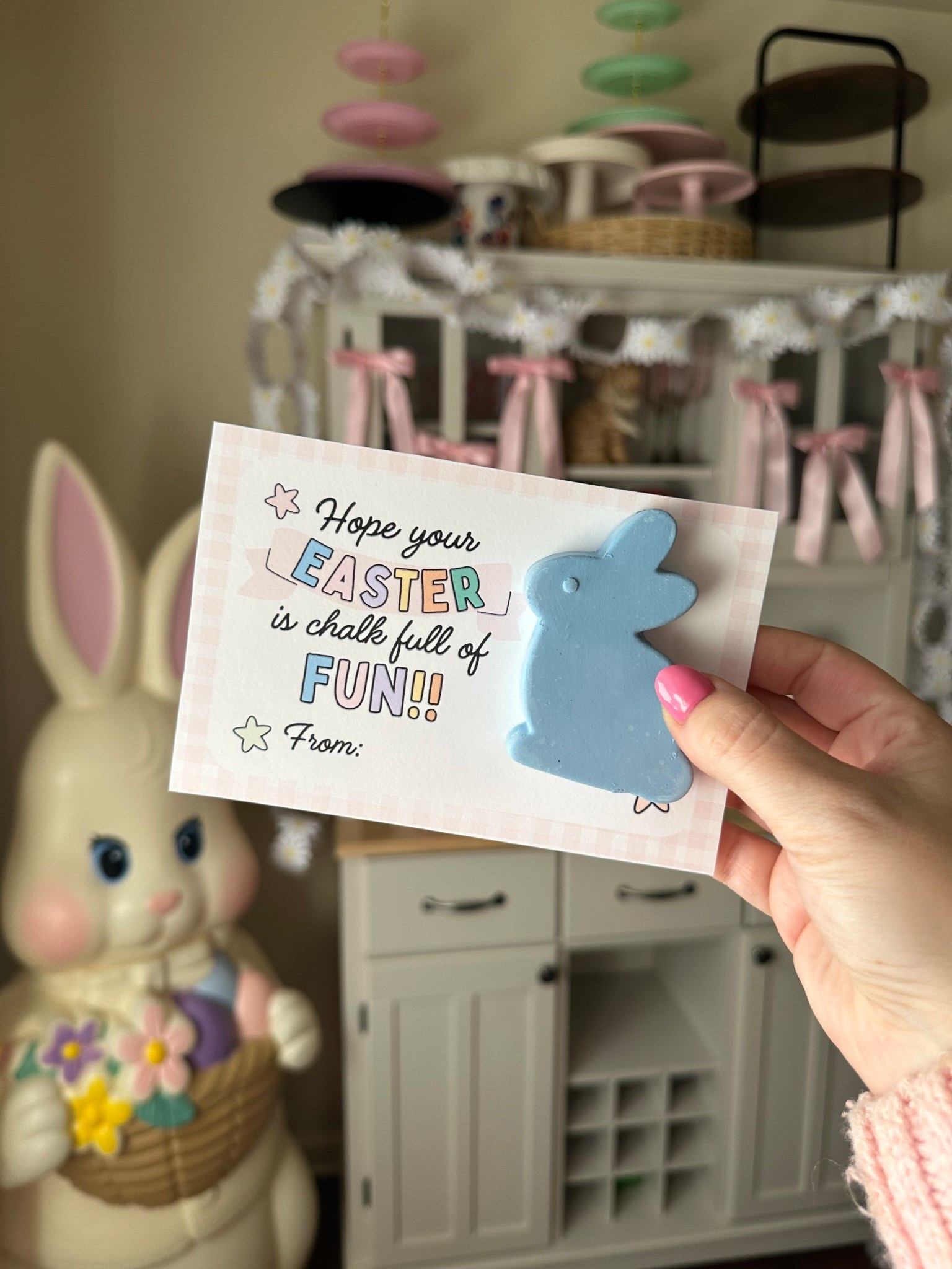Loving this fun Easter class gift idea from a student or teacher using chalk! 

#LTKHome #LTKSeasonal #LTKKids