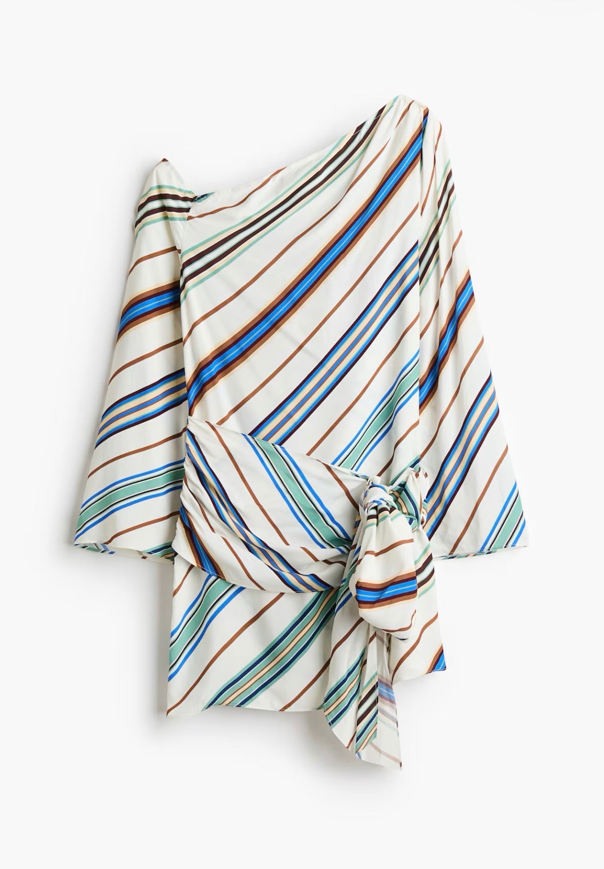 Blue and white striped off the shoulder bow waist dress

#LTKSeasonal