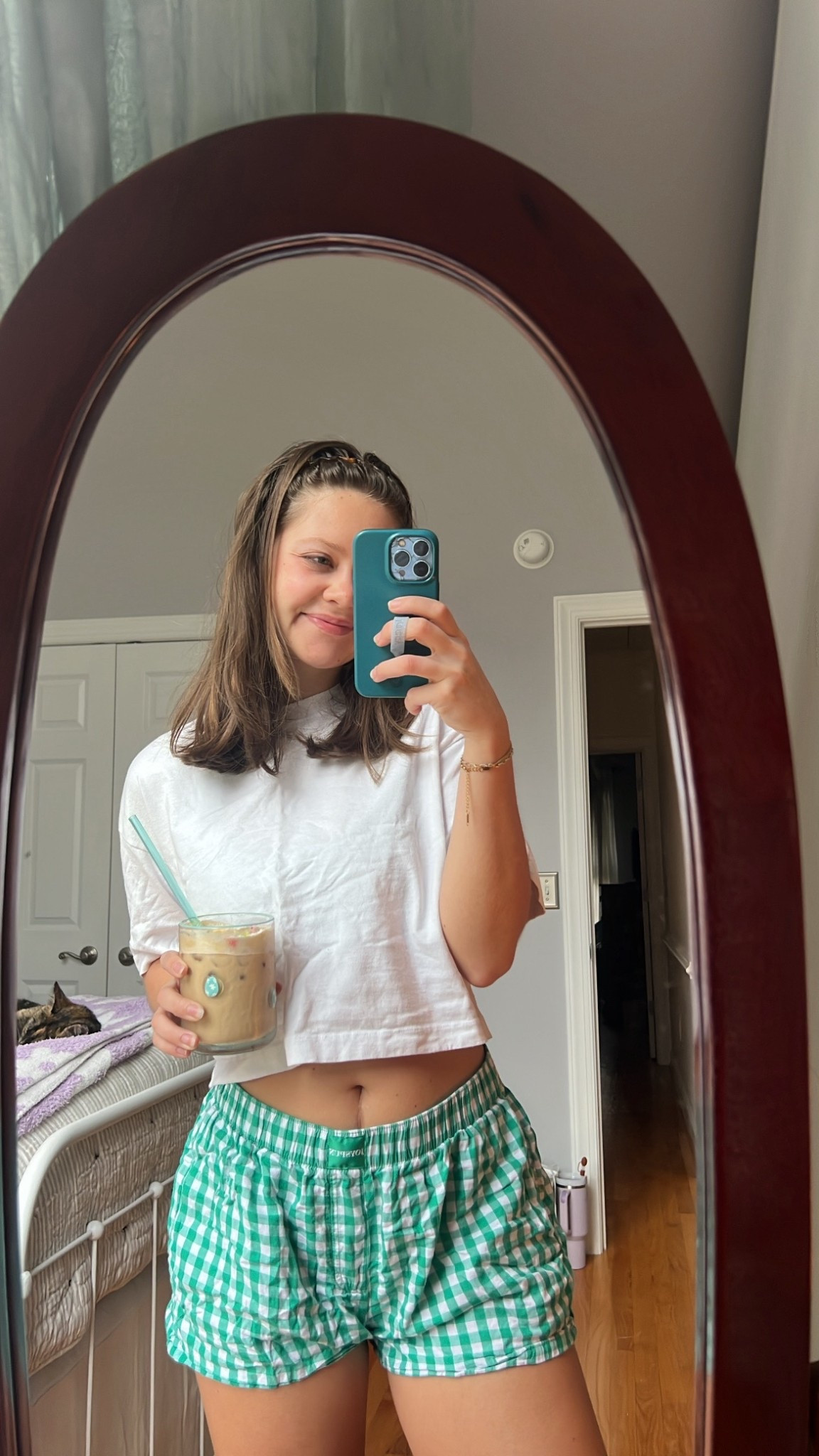 Green boxer shorts with pockets! Perfect for St. Patrick’s Day! 

#LTKootd #LTKdayinmylife #LTKSeasonal