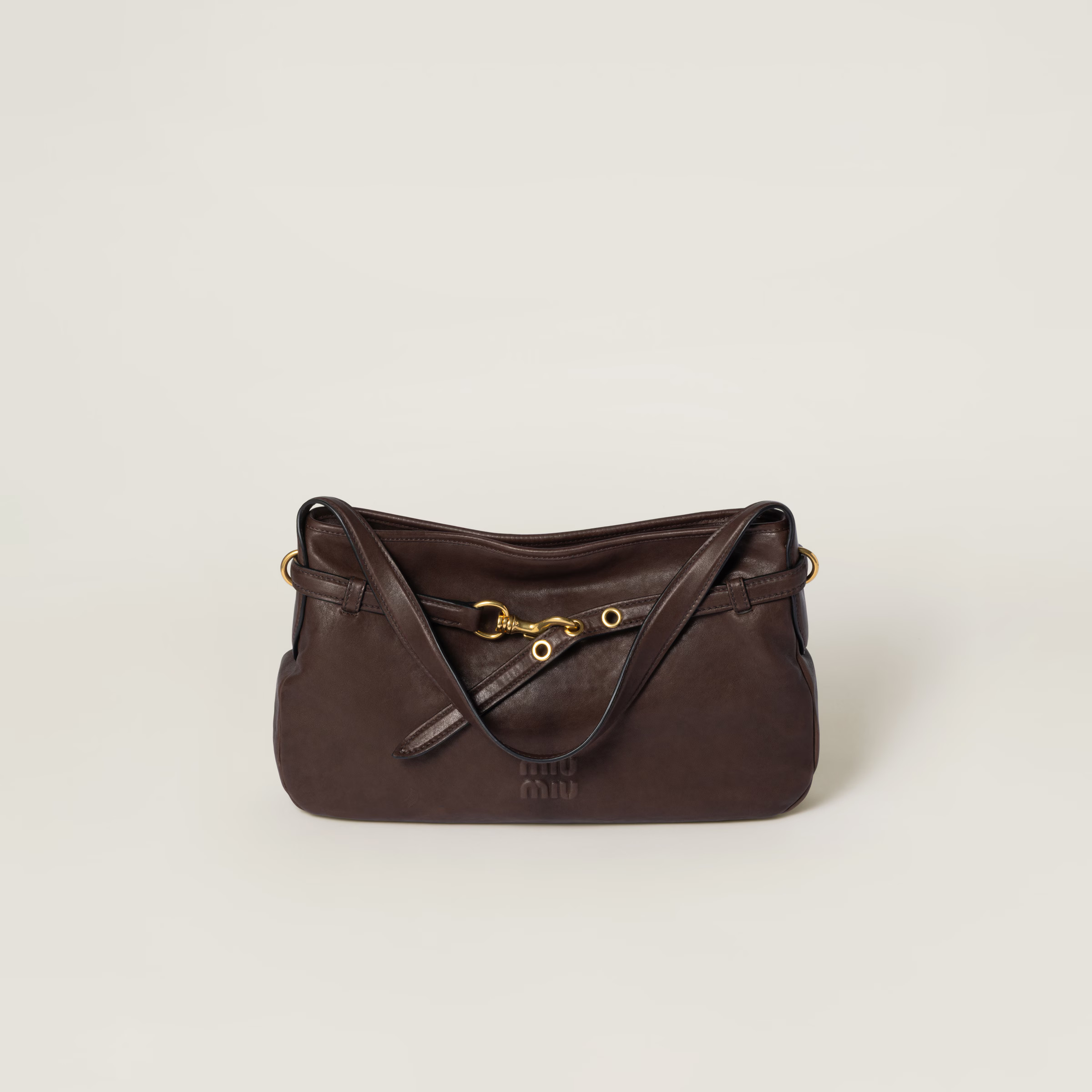 Briarwood Aventure Nappa Leather Bag | Miu Miu | Miu Miu US