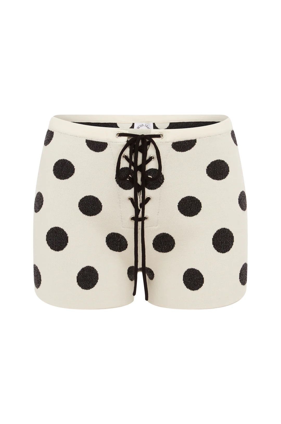 Selma Shorts | Black / White Dot | With Jean (US)