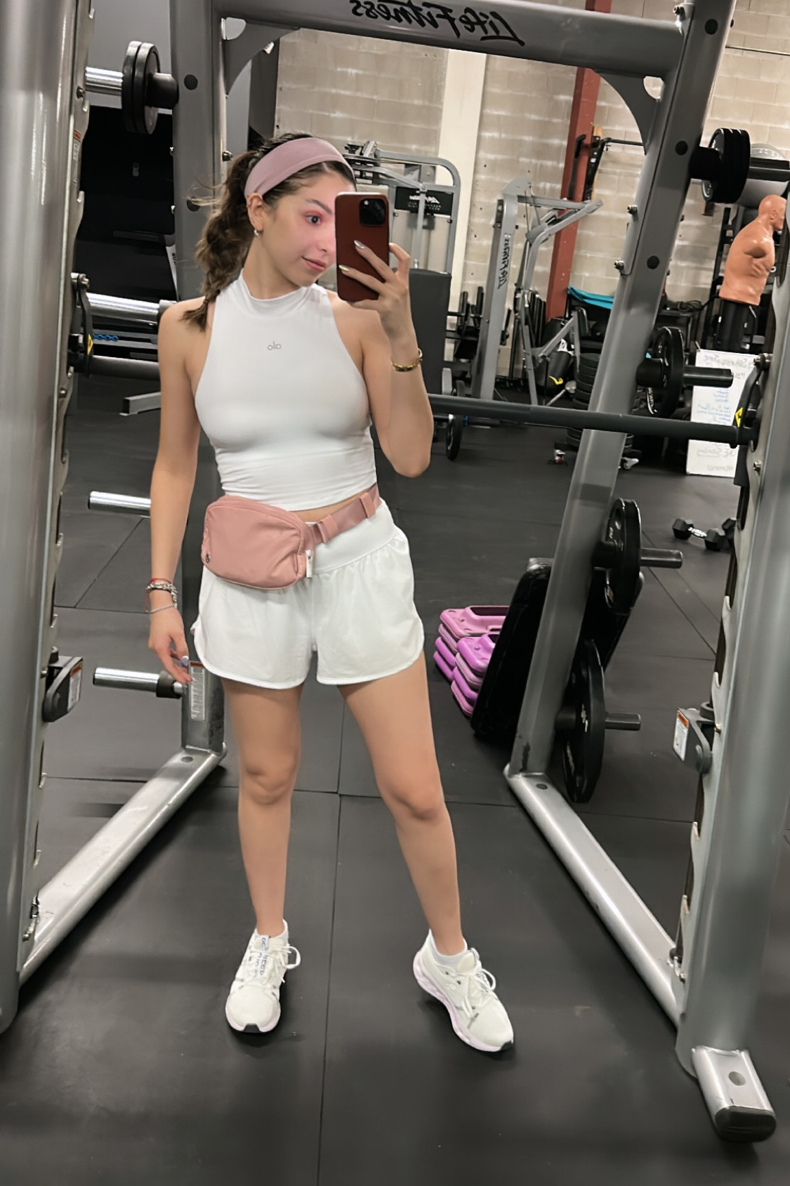 Wearing size Xs top
Small shorts 

#LTKFitness #LTKshoecrush #LTKunder100