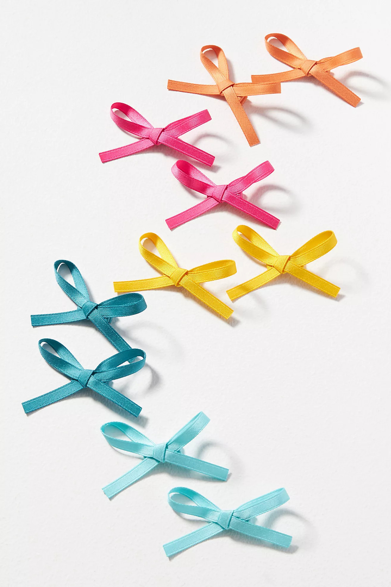 Mini Bow Clips, Set of 10 | Anthropologie (US)