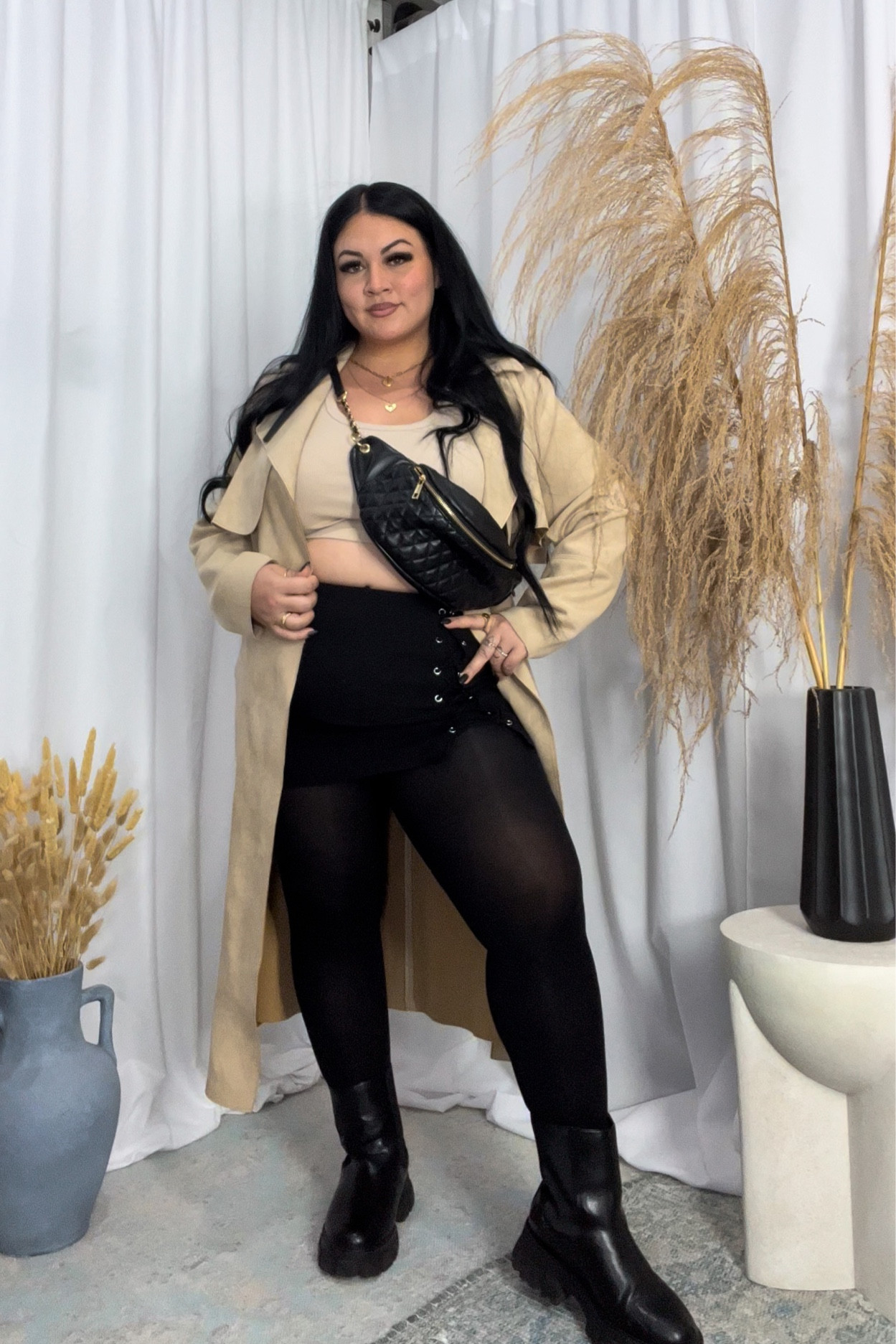 Xl in the tank
Xl in skirt
Xxl in coat 

#LTKHoliday #LTKGiftGuide #LTKcurves