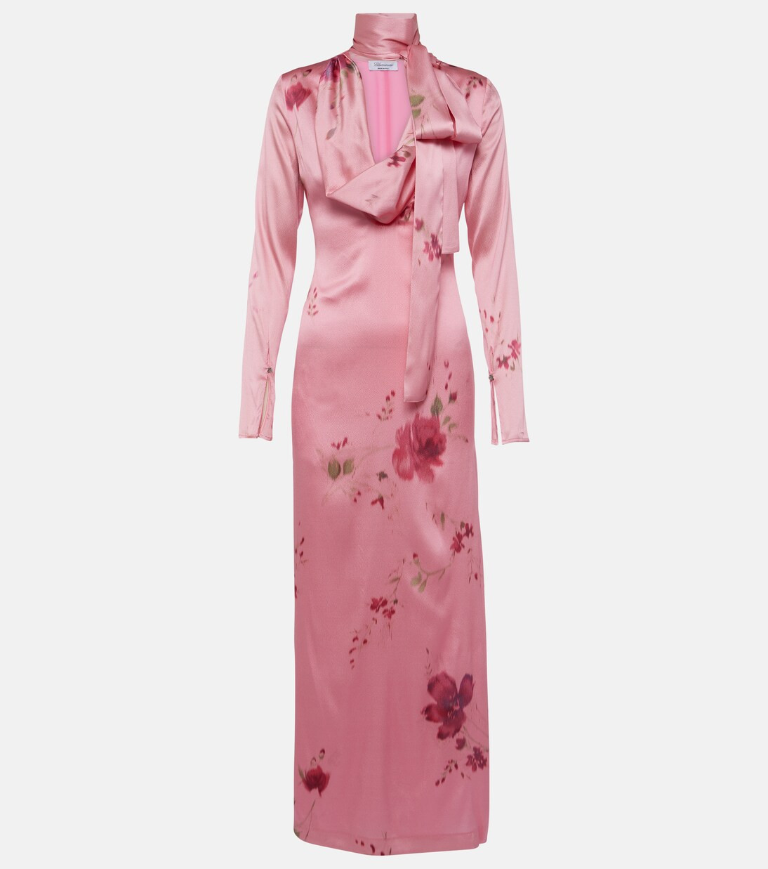 Printed silk-blend satin maxi dress | Mytheresa (US/CA)