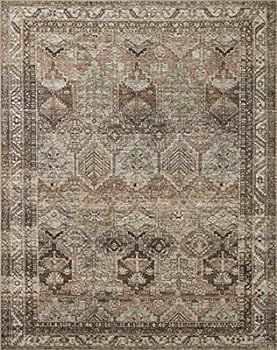 Amber Lewis x Loloi Billie Collection BIL-03 Clay / Sage, Traditional 6'-0" x 9'-0" Area Rug | Amazon (US)