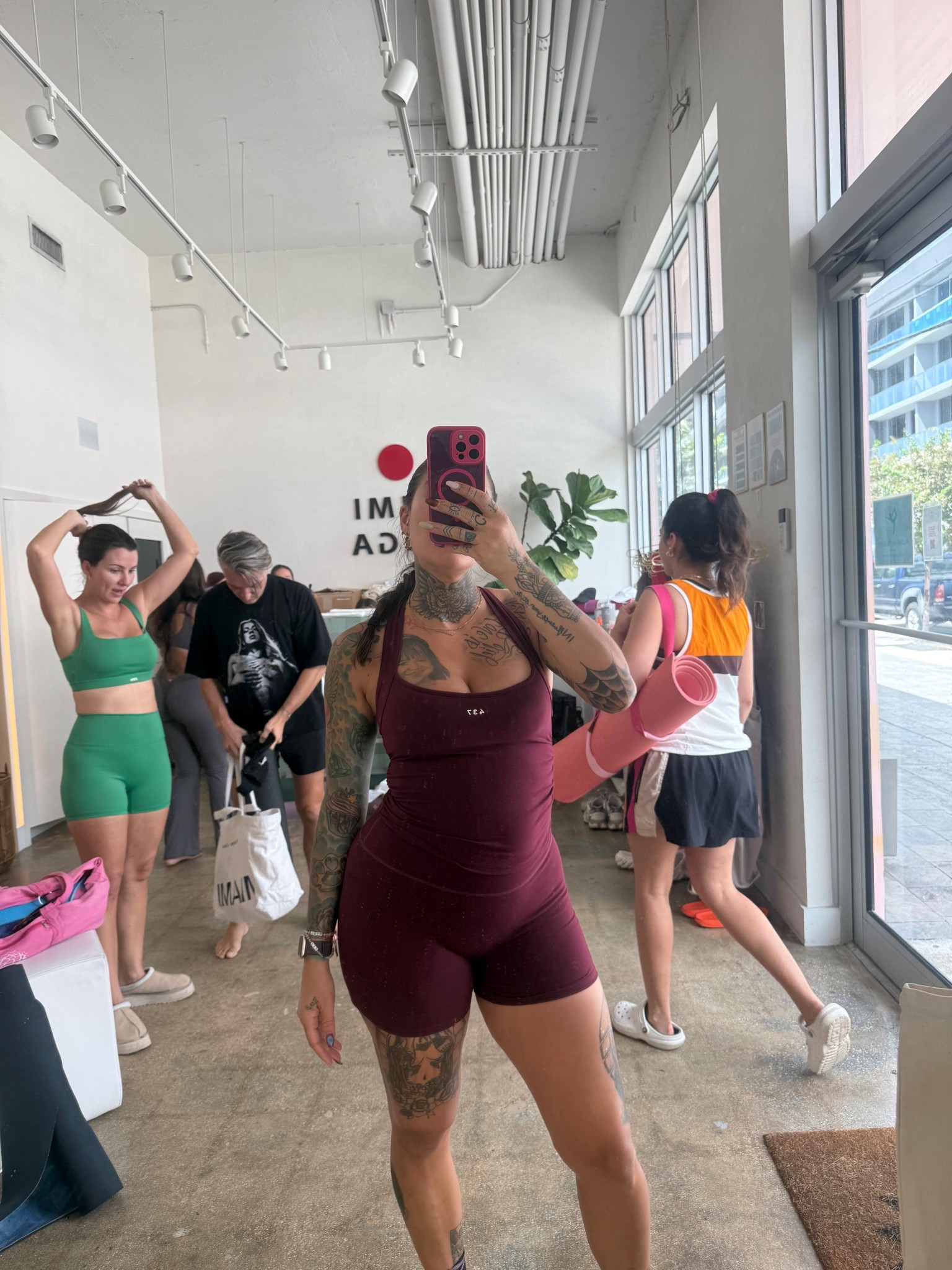 #437 #revolve #workoutset #burgandyset 

#LTKActive