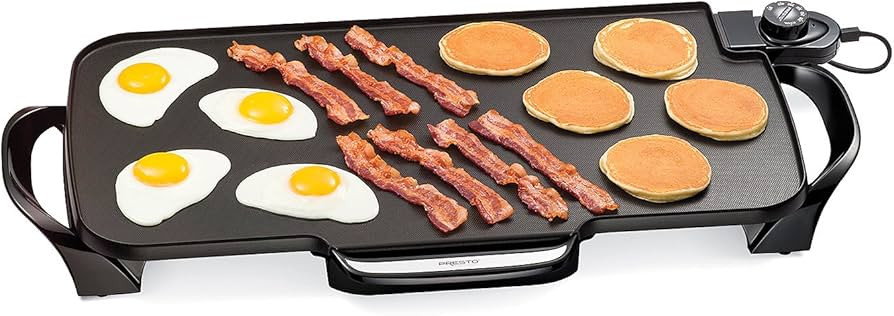 Presto 07061 22-Inch Electric Griddle with Removable Handles, Extra-Large Nonstick Ceramic Surfac... | Amazon (US)