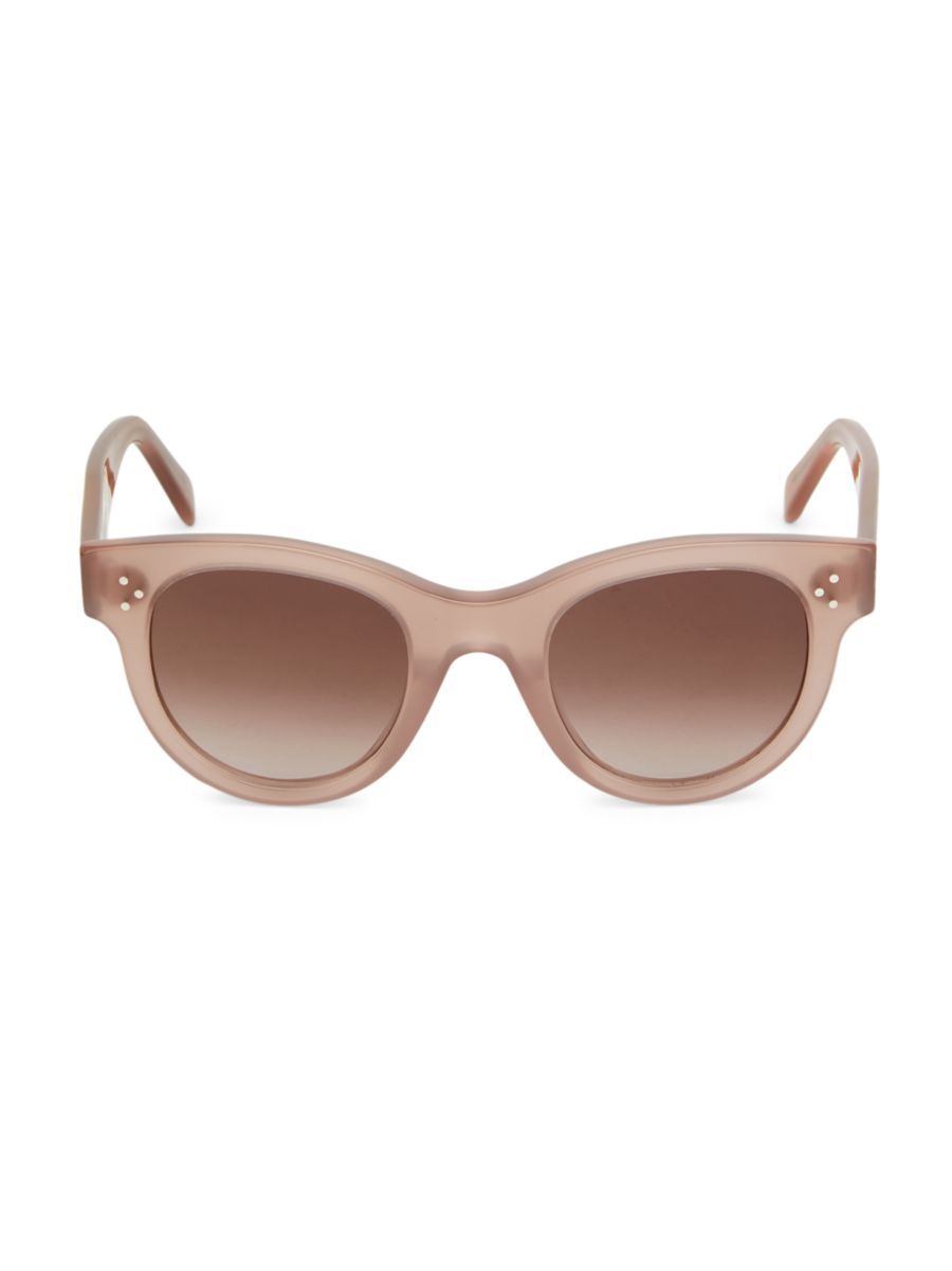 48MM Havana Square Sunglasses | Saks Fifth Avenue