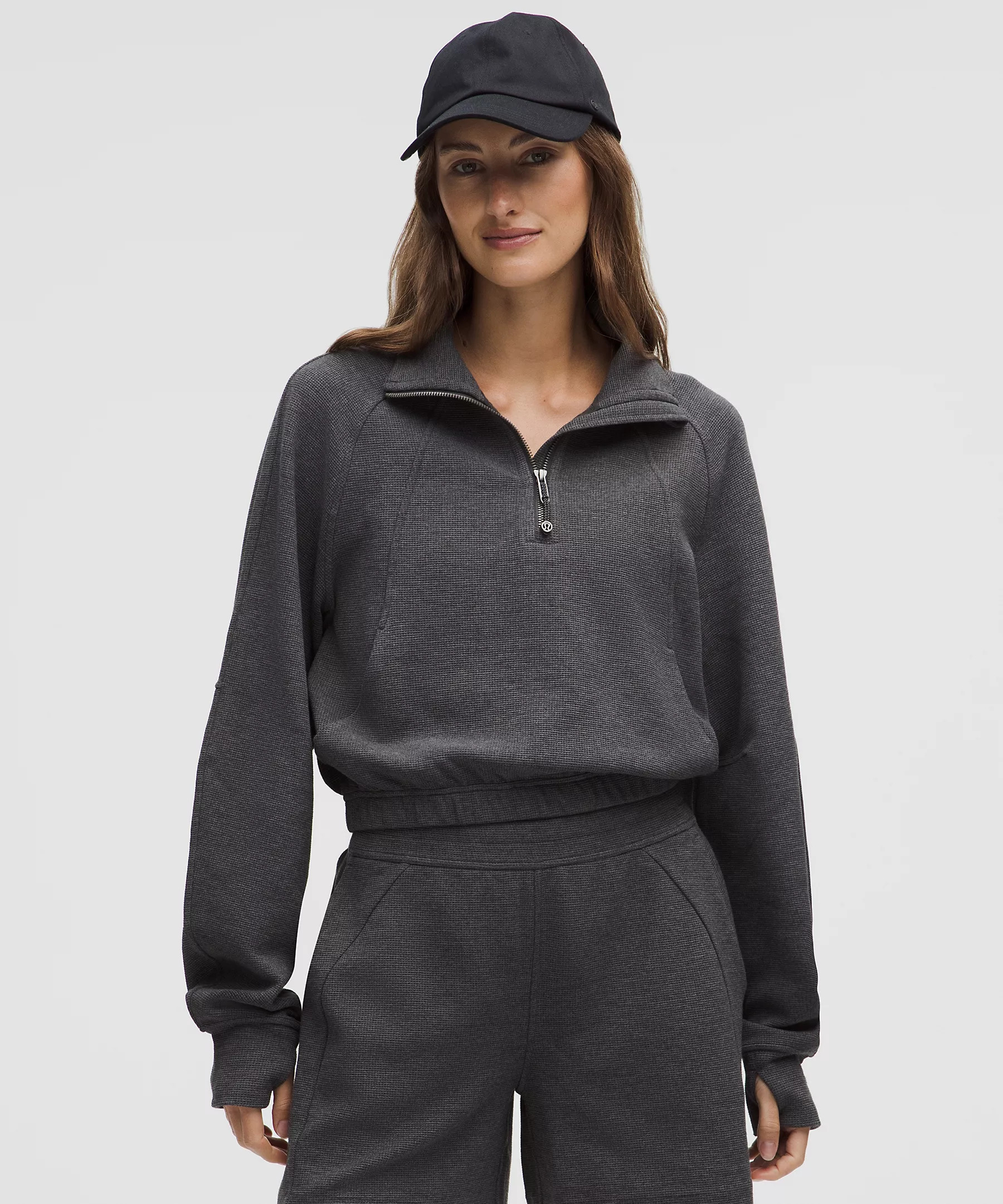 Scuba Cropped Funnel-Neck Half Zip | Lululemon (US)