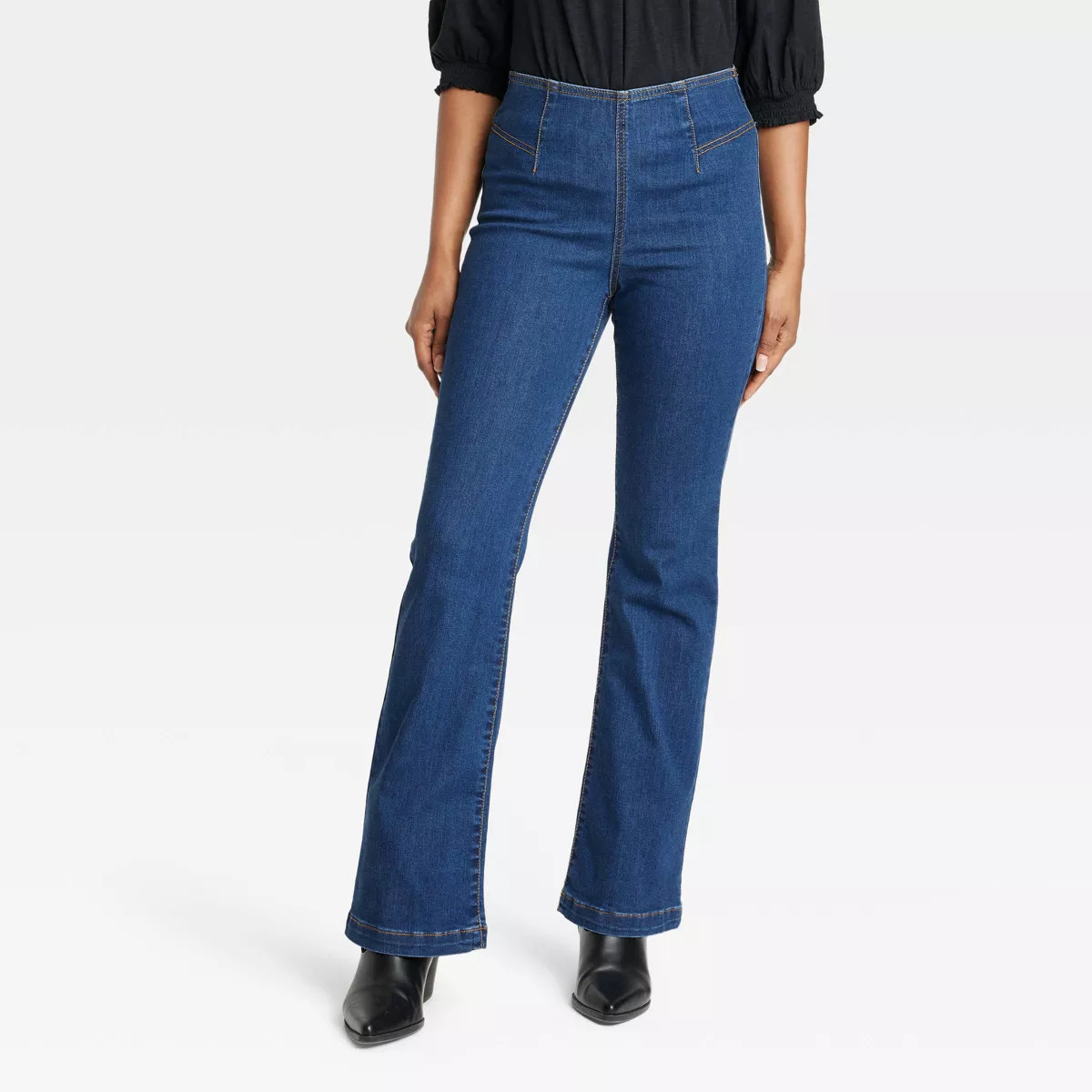 Women's Relaxed Fit Pull-On Flare Jeans - Knox Rose™ | Target