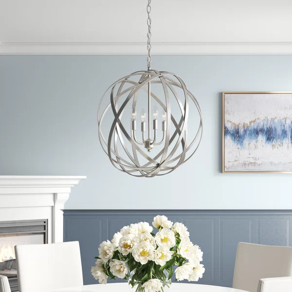 Kierra 4 - Light Candle Style Globe Chandelier | Wayfair North America