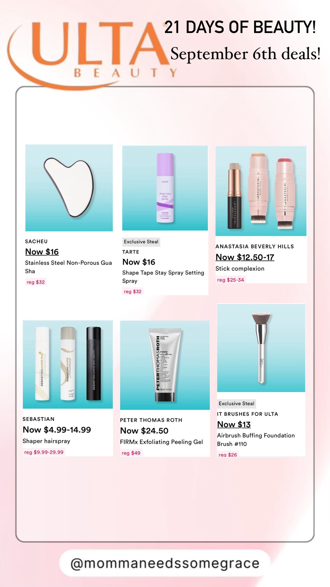 Ulta 21 days of beauty! September 6th deals part 2!



#LTKBeauty #LTKFallSale #LTKSaleAlert
