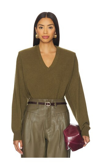 Ronny Kobo Landen Sweater in Green. - size L | Revolve Clothing (Global)