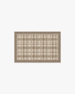 Stitchwork Plaid Natural Rug | Ruggable | Ruggable