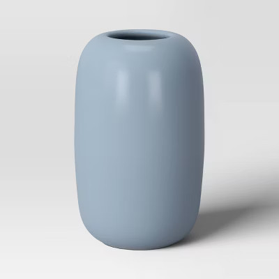 Ceramic Pill Decorative Vase Blue - Room Essentials™ | Target