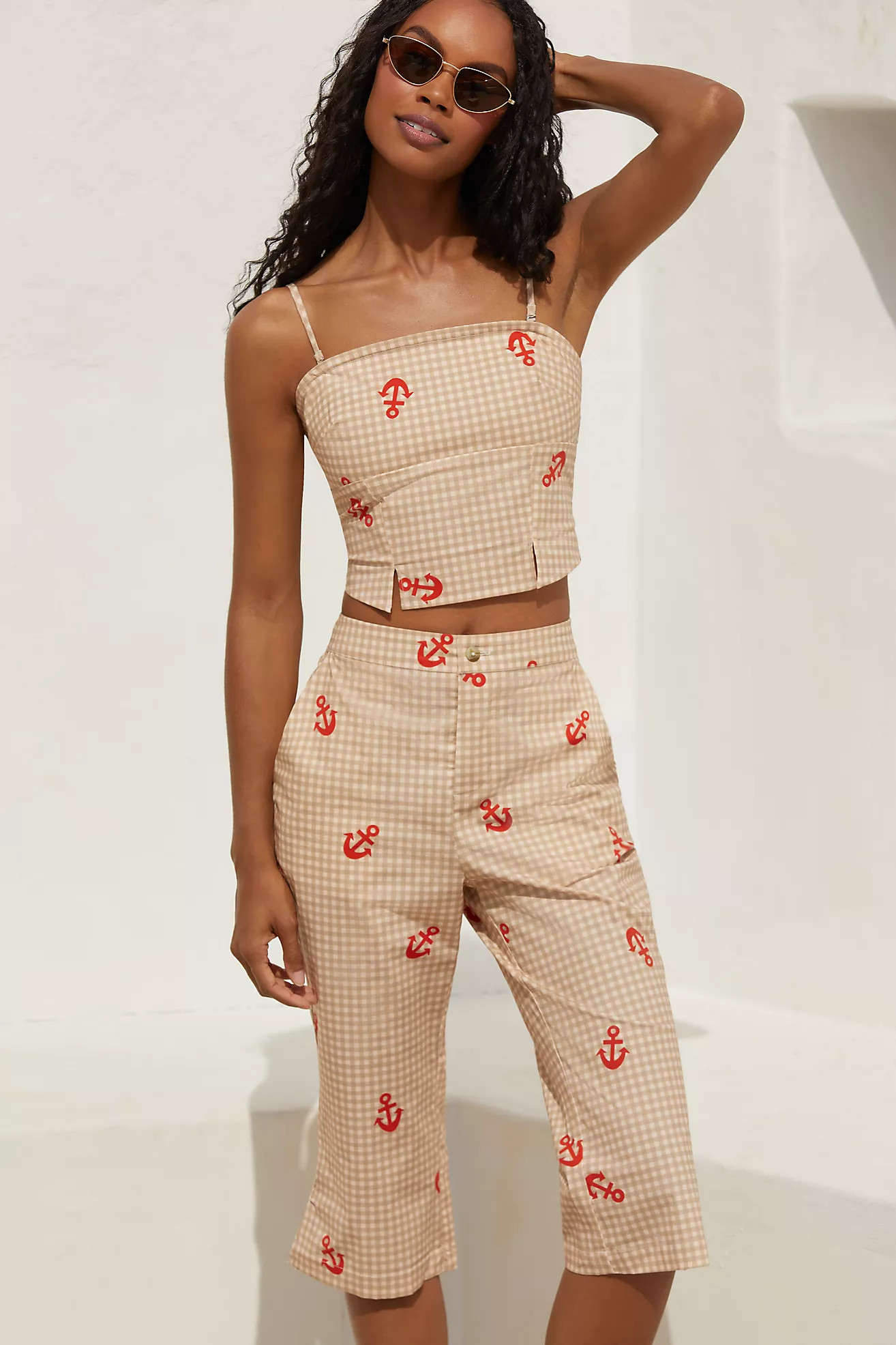 Celandine Capri Pants | Anthropologie (US)