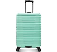 U.S. Traveler Boren Polycarbonate Hardside Rugged Travel Suitcase Luggage with 8 Spinner Wheels, ... | Amazon (US)