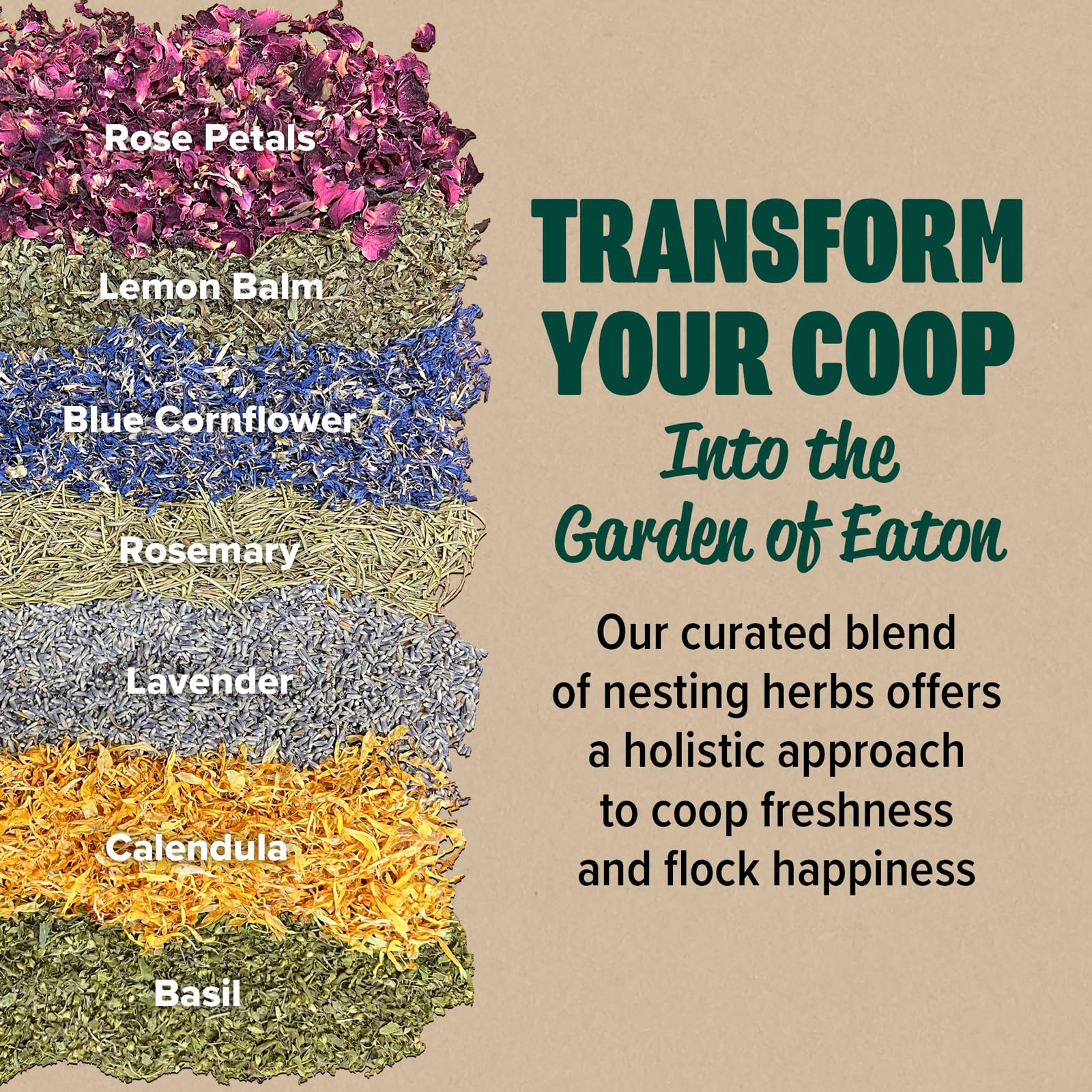 Eaton Pet and Pasture Premium Nesting Herbs, Aromatic Blend for Nesting Boxes & Chicken Coop, Nat... | Amazon (US)