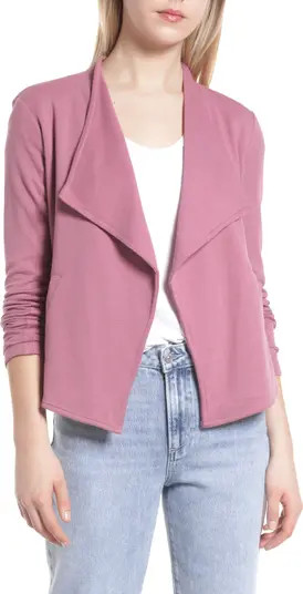 Drape Collar Knit Blazer | Nordstrom