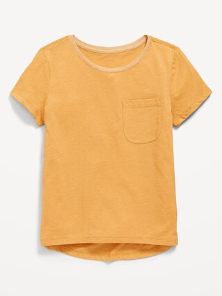 Softest Short-Sleeve Pocket T-Shirt for Girls | Old Navy (US)