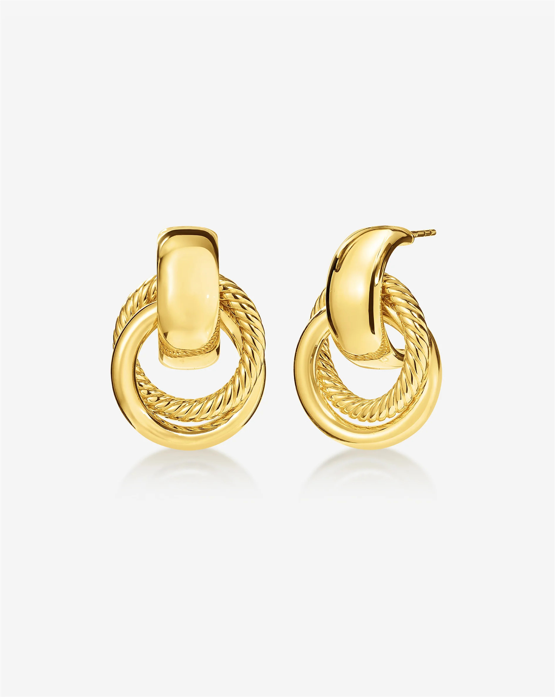 Rope Door Knocker Earrings | Ring Concierge