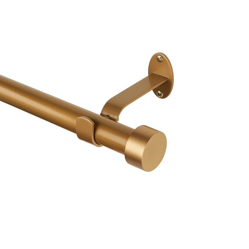 Victorine Adjustable 1" Single Curtain Rod | Wayfair North America