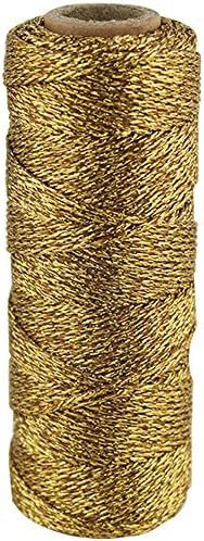 Just Artifacts 11Ply 55-Yards Decorative Metallic Bakers Twine for DIY Crafts & Gift Wrapping (1p... | Amazon (US)